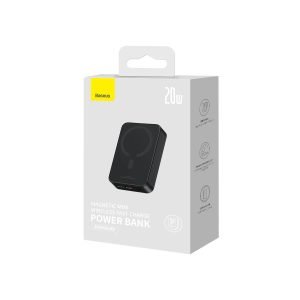 Baseus Magnetic Mini Wireless Fast Charge Power Bank 20000mAh 20W White
