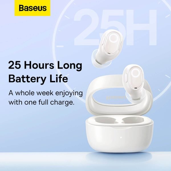 Baseus Bowie WM02 True Wireless Earphones Creamy-white