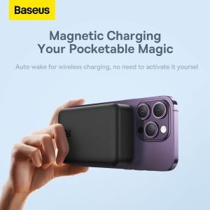 Baseus Magnetic Mini Wireless Fast Charge Power Bank 20000mAh 20W White