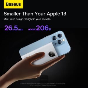 Baseus Adaman2 Power Bank 30W 10000mAh Digital Display Fast Charge WHITE