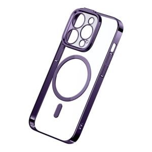 Baseus Glitter Series Magnetic Case for iP 14 Pro max Purple Glass + Cleaning kit