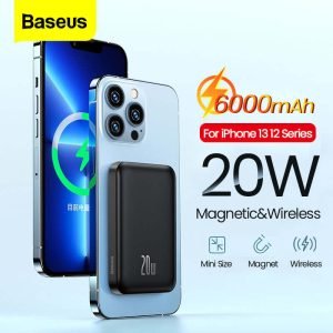 Baseus Magnetic Wireless Charging Power bank 6000mAh 20W Black