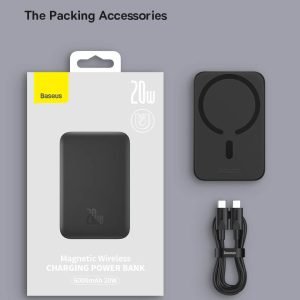 Baseus Magnetic Wireless Charging Power bank 6000mAh 20W Black