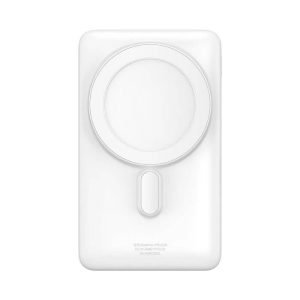 Baseus Magnetic Bracket Wireless Fast Charge Power Bank 10000mAh 20W White
