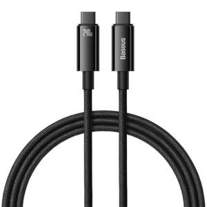 Baseus Tungsten Gold Fast Charging Data Cable Type-C to Type-C 240W 3m Black