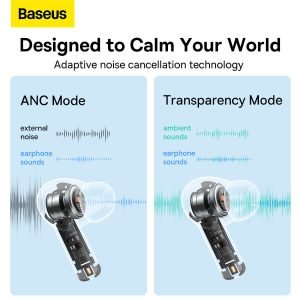 Baseus True Wireless Earphones Bluetooth Airpods Bowie M2+ Black