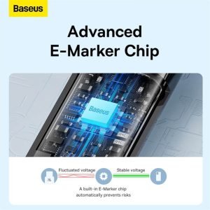 Baseus Tungsten Gold Fast Charging Data Cable Type-C to Type-C 240W 3m Black