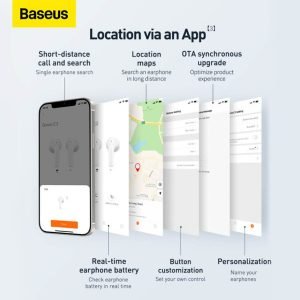 Baseus True Wireless Earphones Bowie E3 White