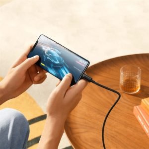 Baseus Tungsten Gold Fast Charging Data Cable Type-C to Type-C 240W 3m Black