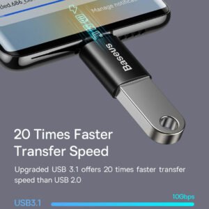 Baseus USB 3.1 Adapter OTG Type C MALE to USB Adapter Female Converter