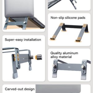 Baseus UltraStable Series Aluminum Alloy Portable Desktop Laptop Stand 4-Gear Adjustable