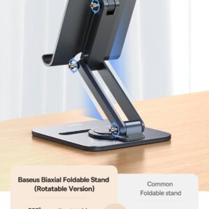 Baseus Desktop Biaxial Foldable Metal Stand (for Tablets) Space Grey