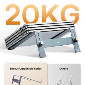 Baseus UltraStable Series Aluminum Alloy Portable Desktop Laptop Stand 4-Gear Adjustable