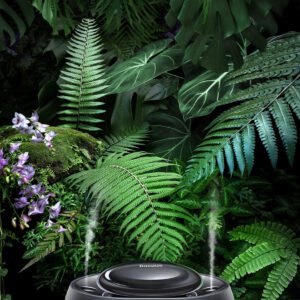 Baseus Wisdom Car Smart Atomized Air Freshener DUAL PORT -BS Black
