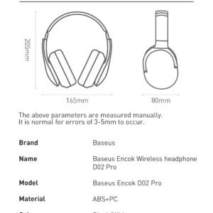 Baseus Encok Wireless headphone D02 PRO