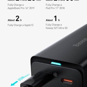 Baseus 65W GaN3 Pro Desktop Charger Power Strip 2U+2C WITH AC PORT